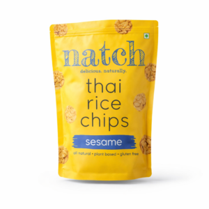 Natch Thai Rice Chips – Sesame
