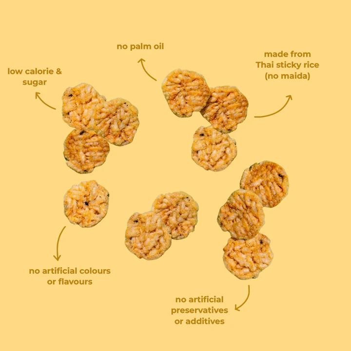Natch Thai Rice Chips – BBQ - Image 2